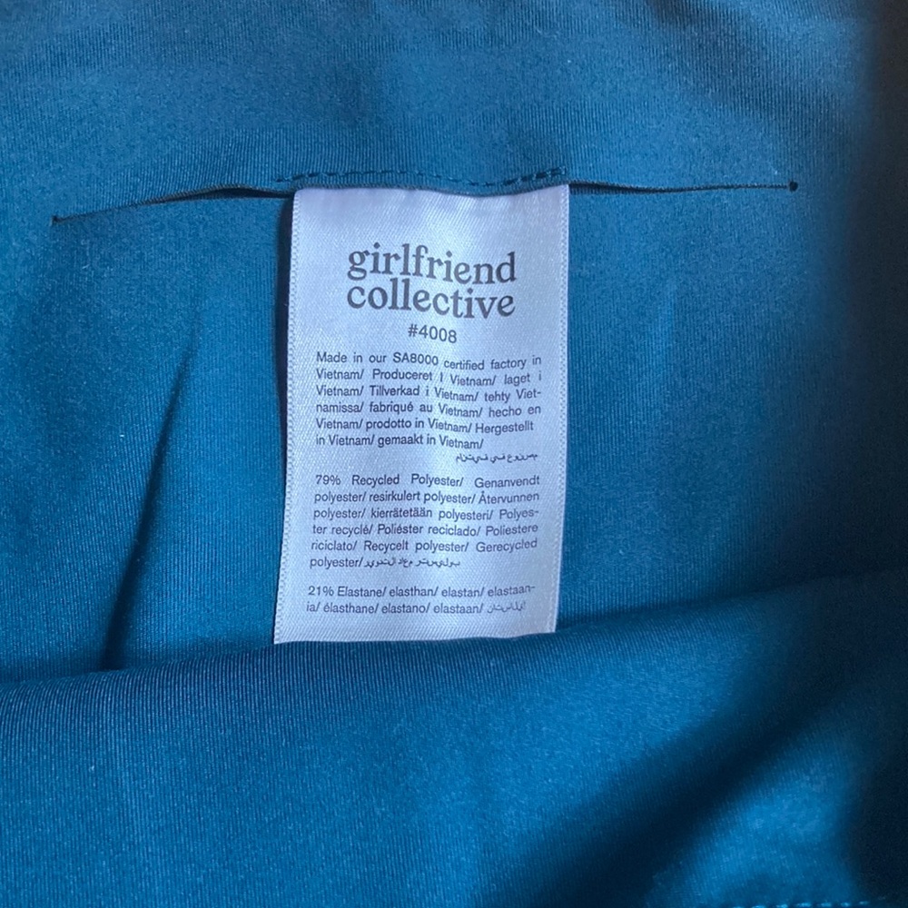 Girlfriend Collective Teal Leggings - Picture 2 of 4